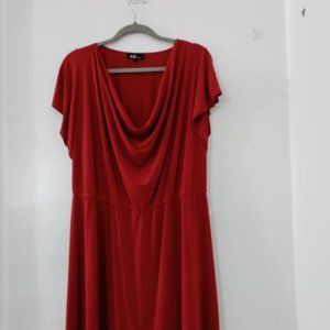 XL red dress